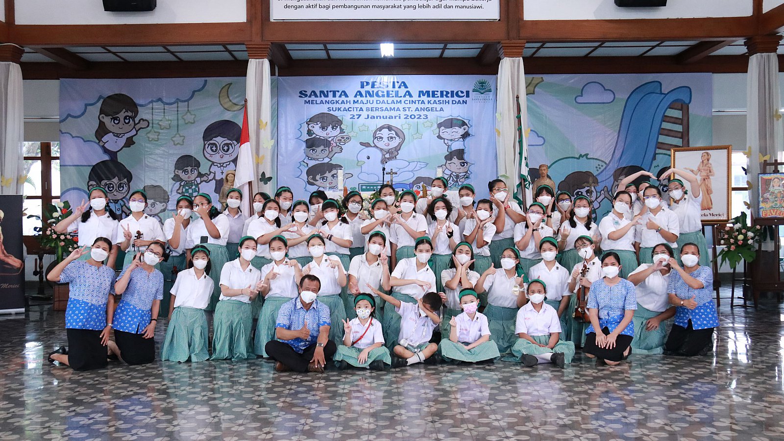 Misa Hari Santa Angela 2023