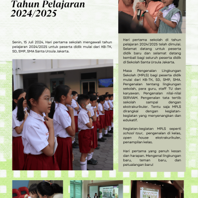 Hari Pertama Sekolah Tahun Pelajaran 2025/2025