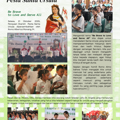 Perayaan Ekaristi Pesta St. Ursula