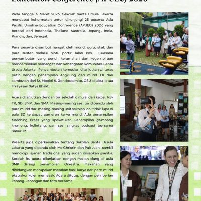 Kunjungan Dari Peserta Asia Pacific Ursuline Education Conference (APUEC) 2026